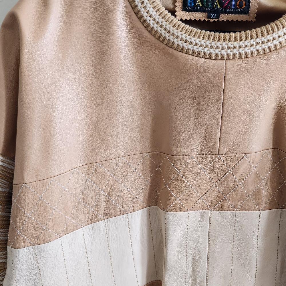 Tan and Cream Men's Sweater - Picture 4 of 9